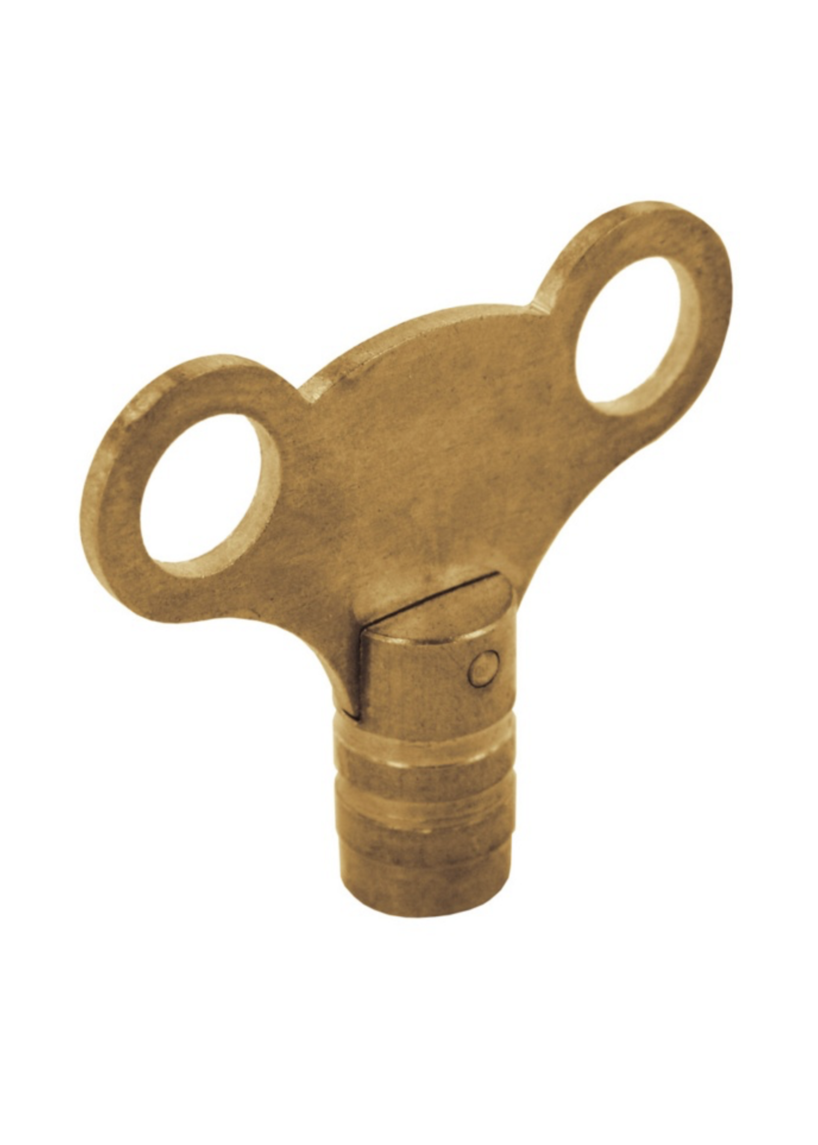 Radiator Key Brass Clock Style
