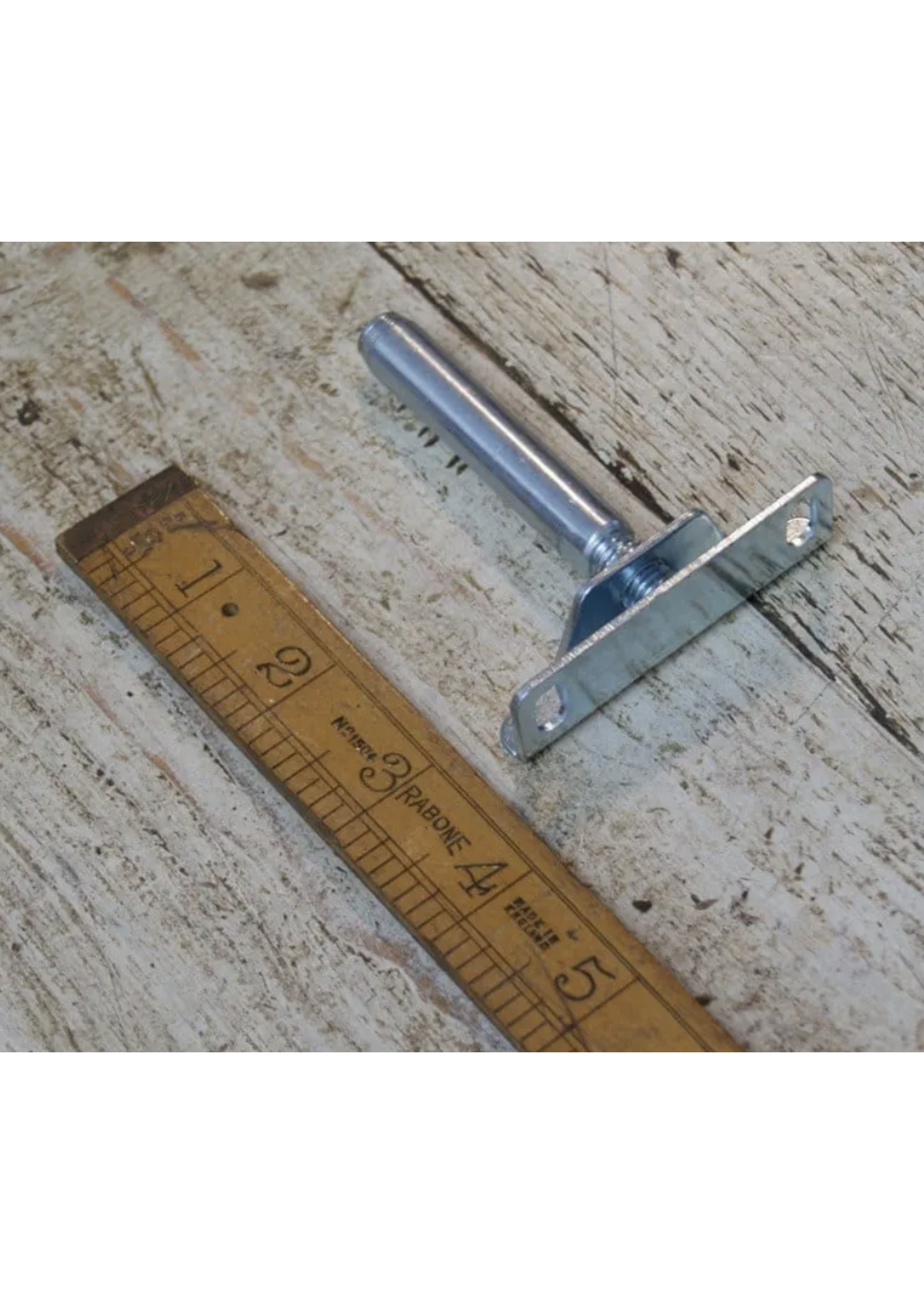 Cottingham Collection Concealed Floating shelf support screw mount plate ZP 82mm