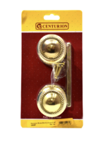 Centurion Solid Brass Georgian Mortice Knob Set 60mm