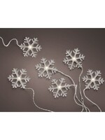Lumineo Snow Flake 8 LED Warm White Battery Lighting with timer