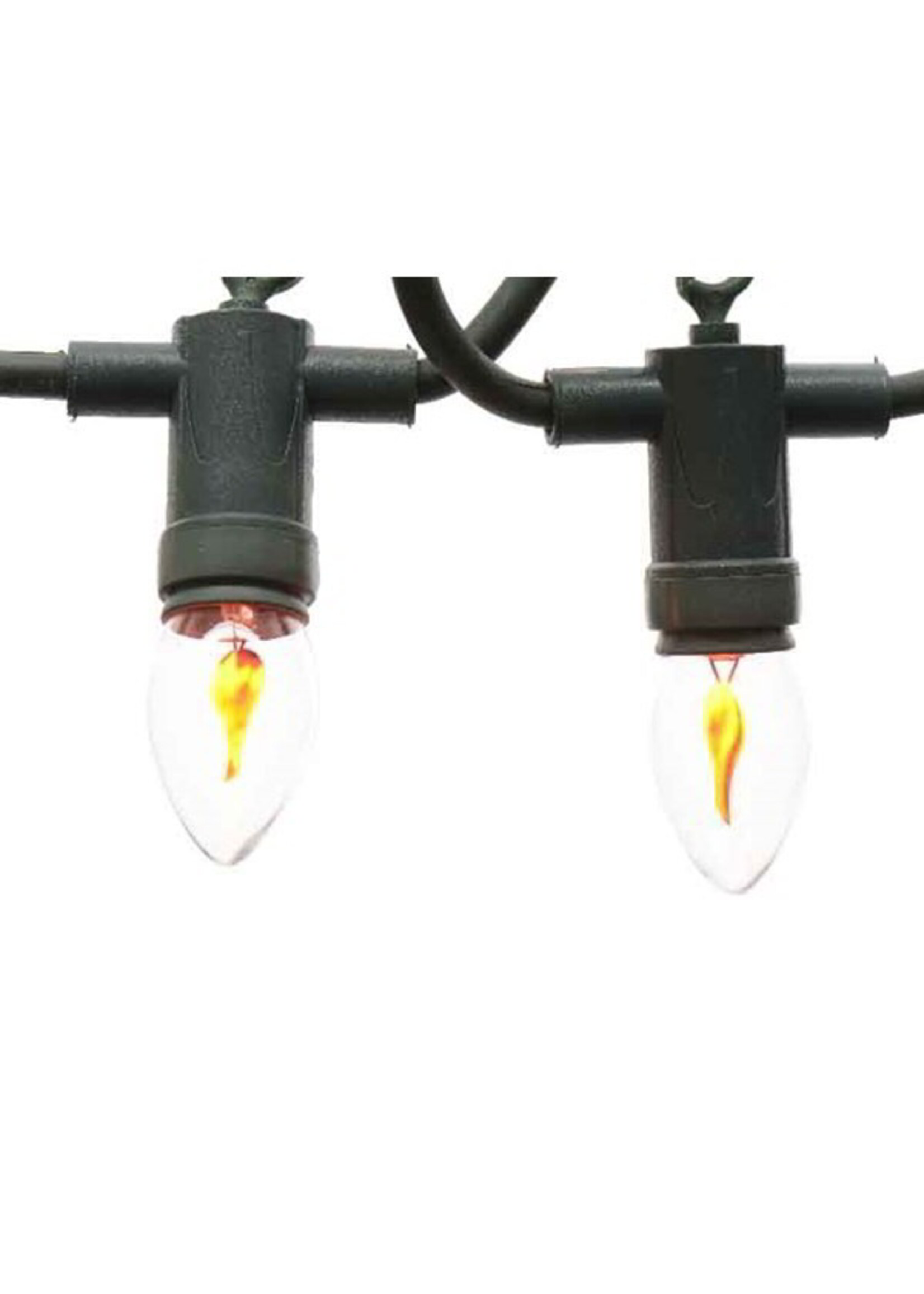 Flame Lights with green cable indoor and Outdoor 10 lights 4 metres