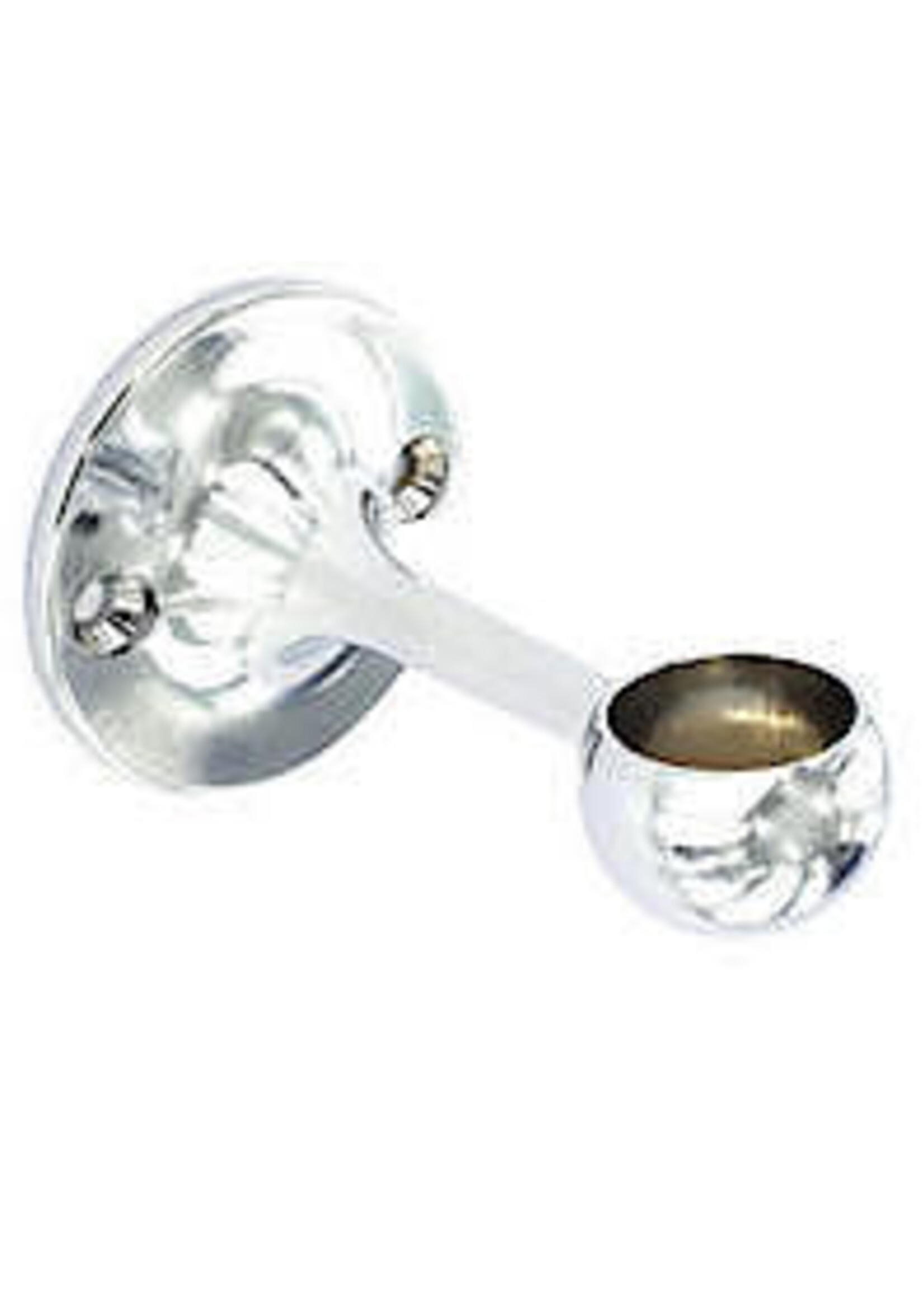 Securit Towel Rail End Bracket Chrome Plated 19mm S5563