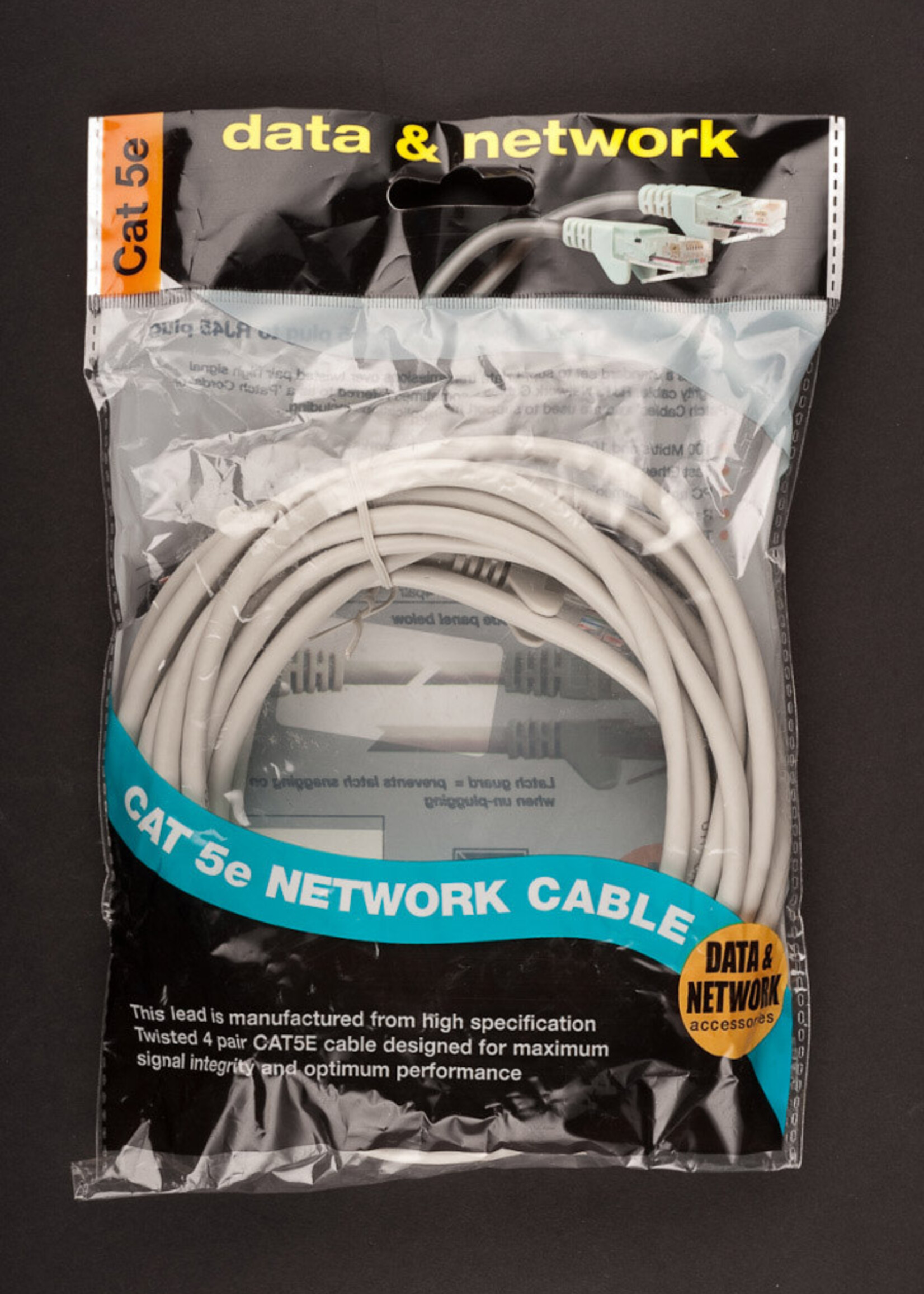 Dencon Dencon Cat 5E Patchcord (Ethernet) 5m Grey