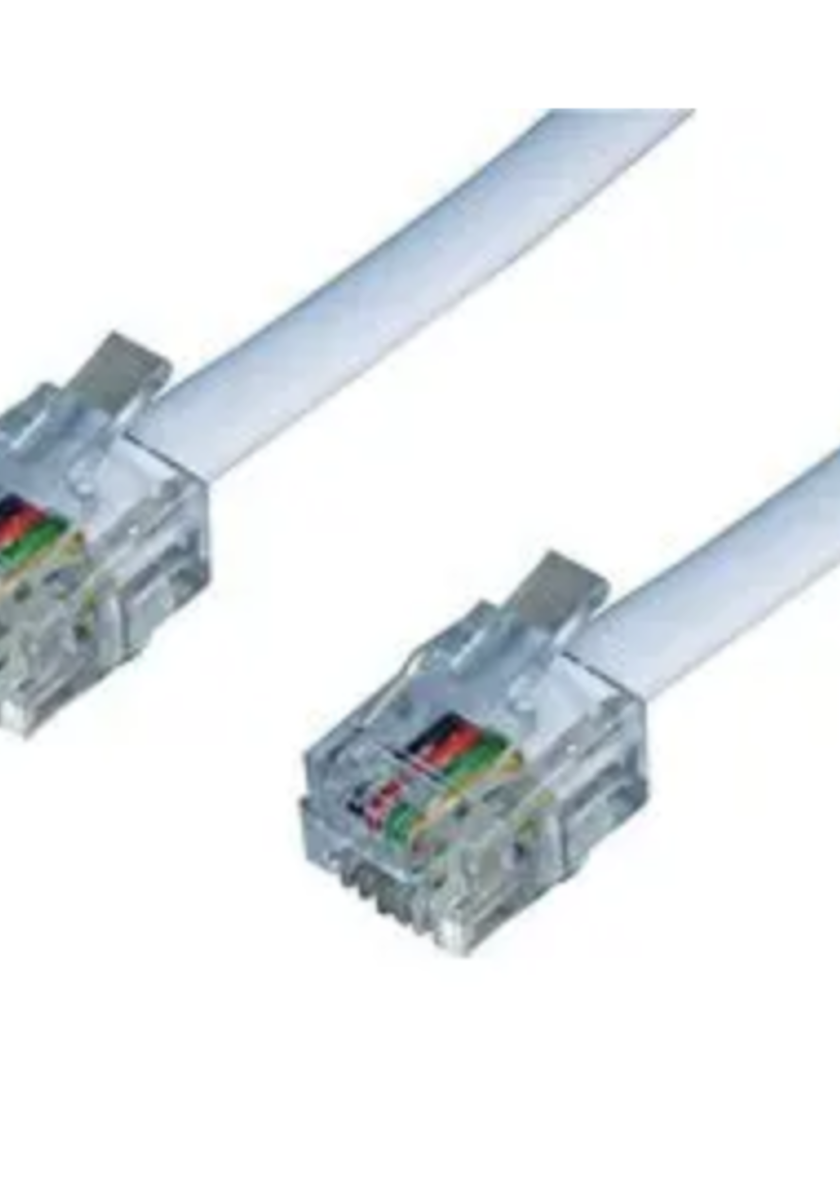 RJ11 to RJ11 Modem Cable White 3M