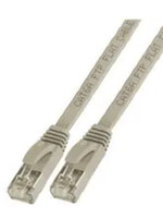 Pro-Signal Flat CAT 6A Ethernet Patch Lead 1m Grey