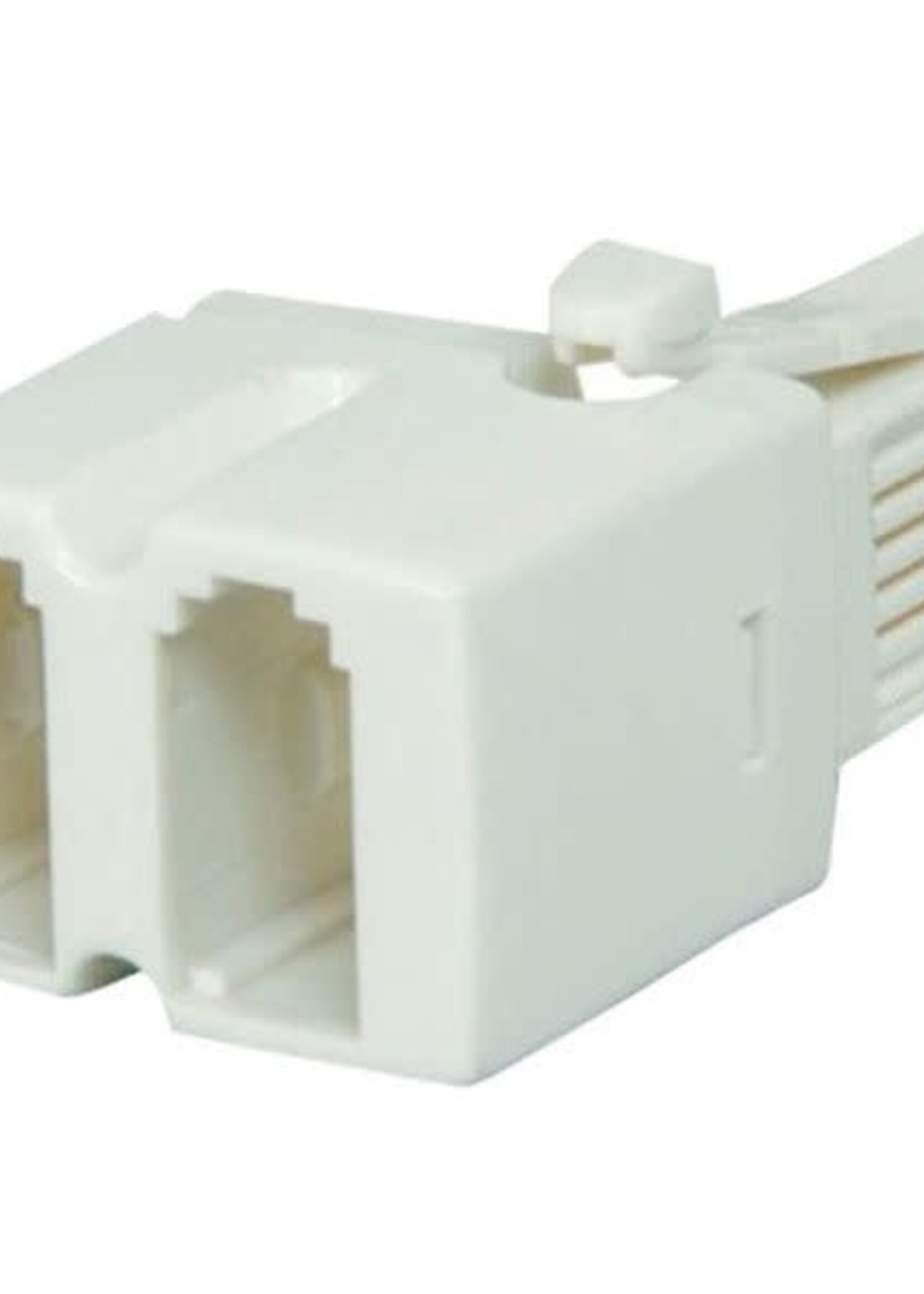 Dencon Telephone Adaptor 2 Way White