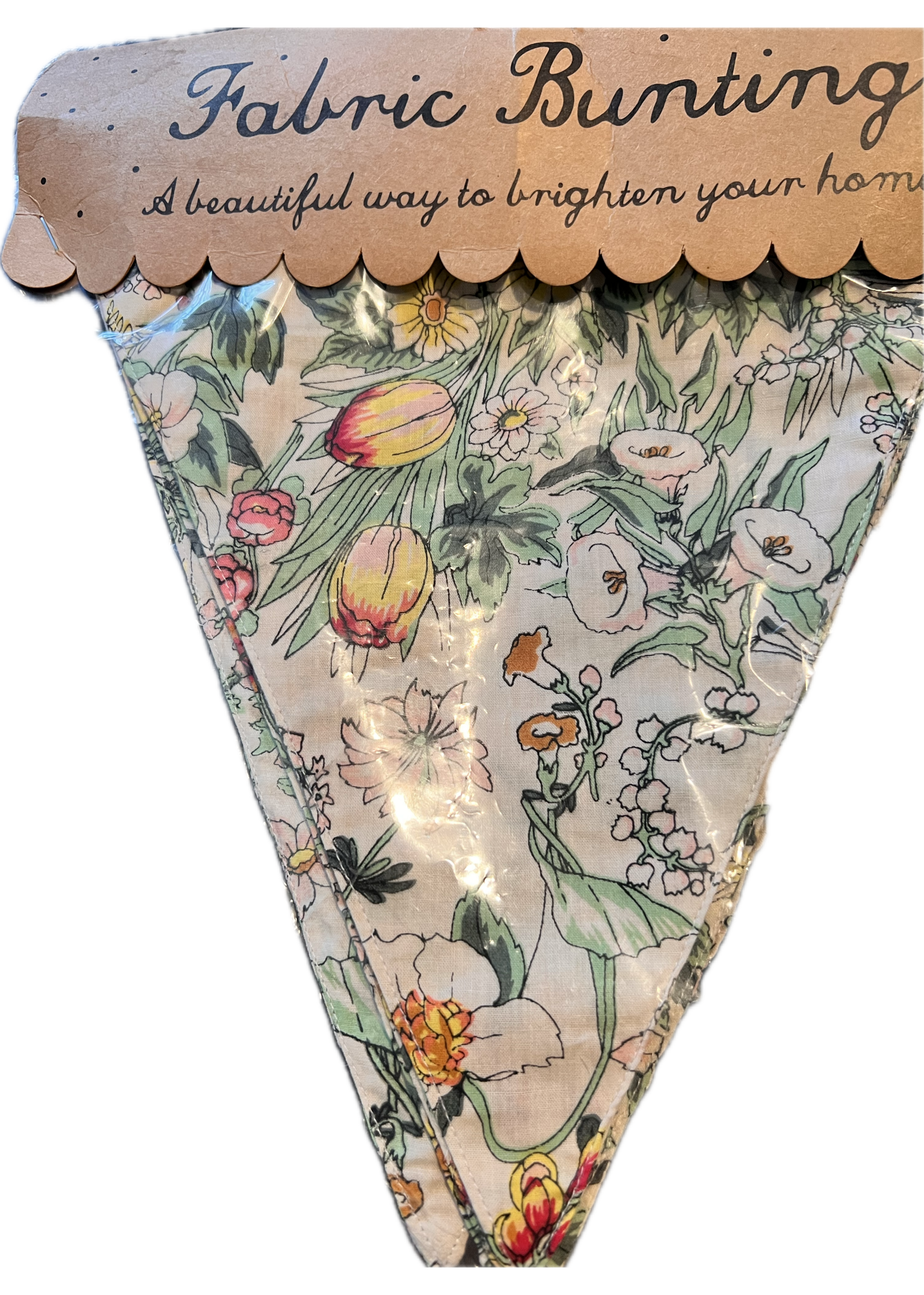 Sass & Belle Floral Fabric Bunting Eleanor 3m