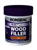 Ronseal Ronseal Multi Purpose Wood Filler Jar 250g Light Ronseal Ronseal Multi Purpose Wood Filler Jar 250g Light