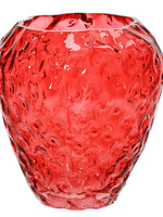 Decoris Strawberry Vase Red