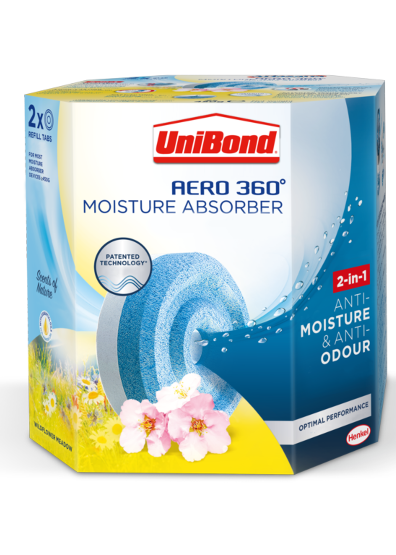 Unibond (henkel) UniBond Aero 360 Moisture Absorber Refills Wildflower Meadow