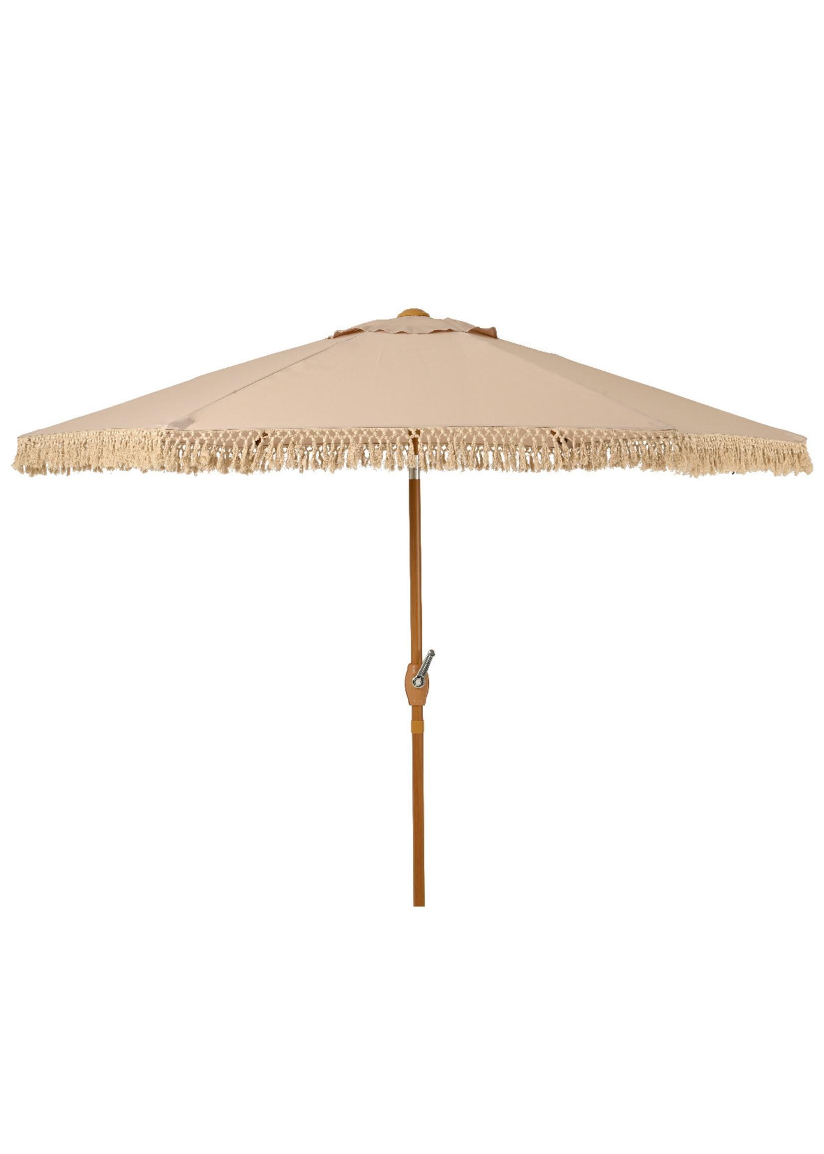 Decoris Parasol Cream With Fringe