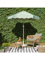 Decoris Parasol Green Wavey Edge