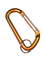 Coloured Carabiner Key Ring - Small