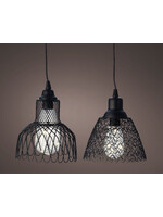 Lumineo Solar Hanging  Black Iron Lampshade