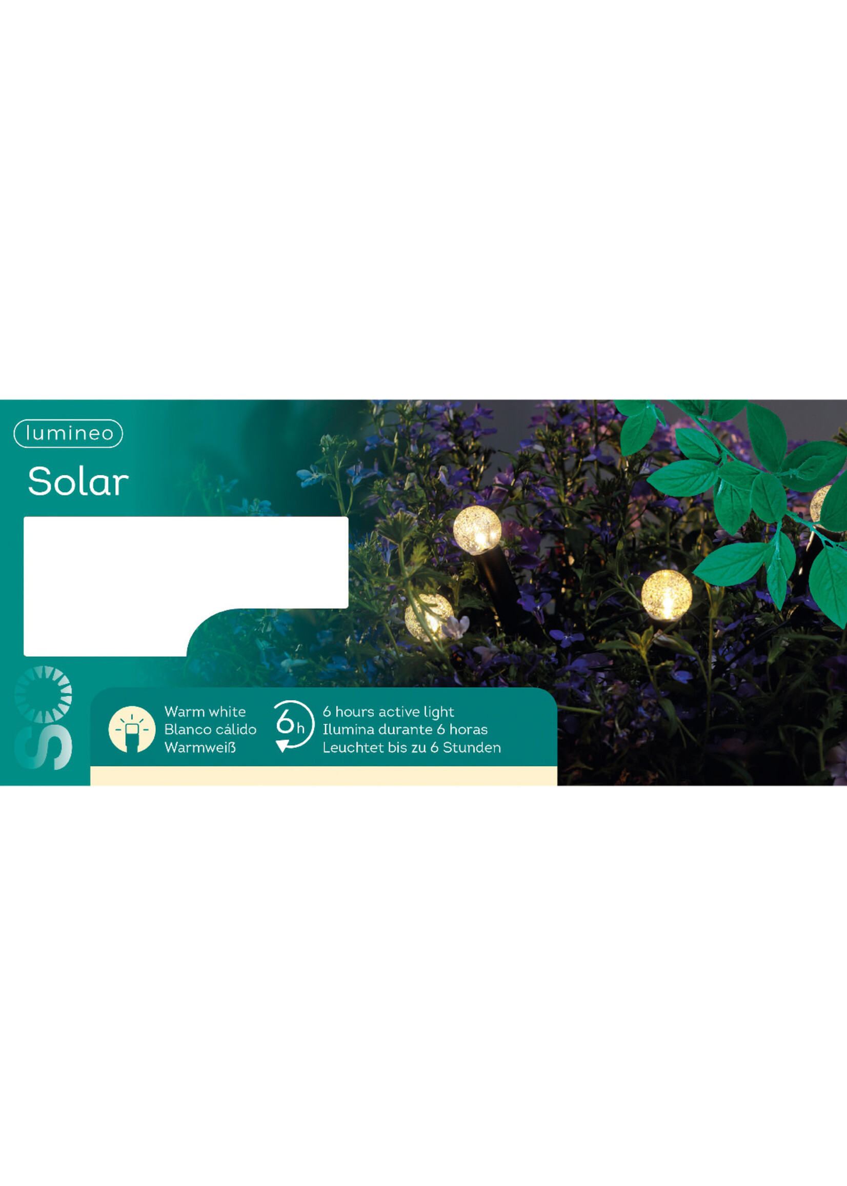 Lumineo Solar Ball 5 LED Stakes Warm White