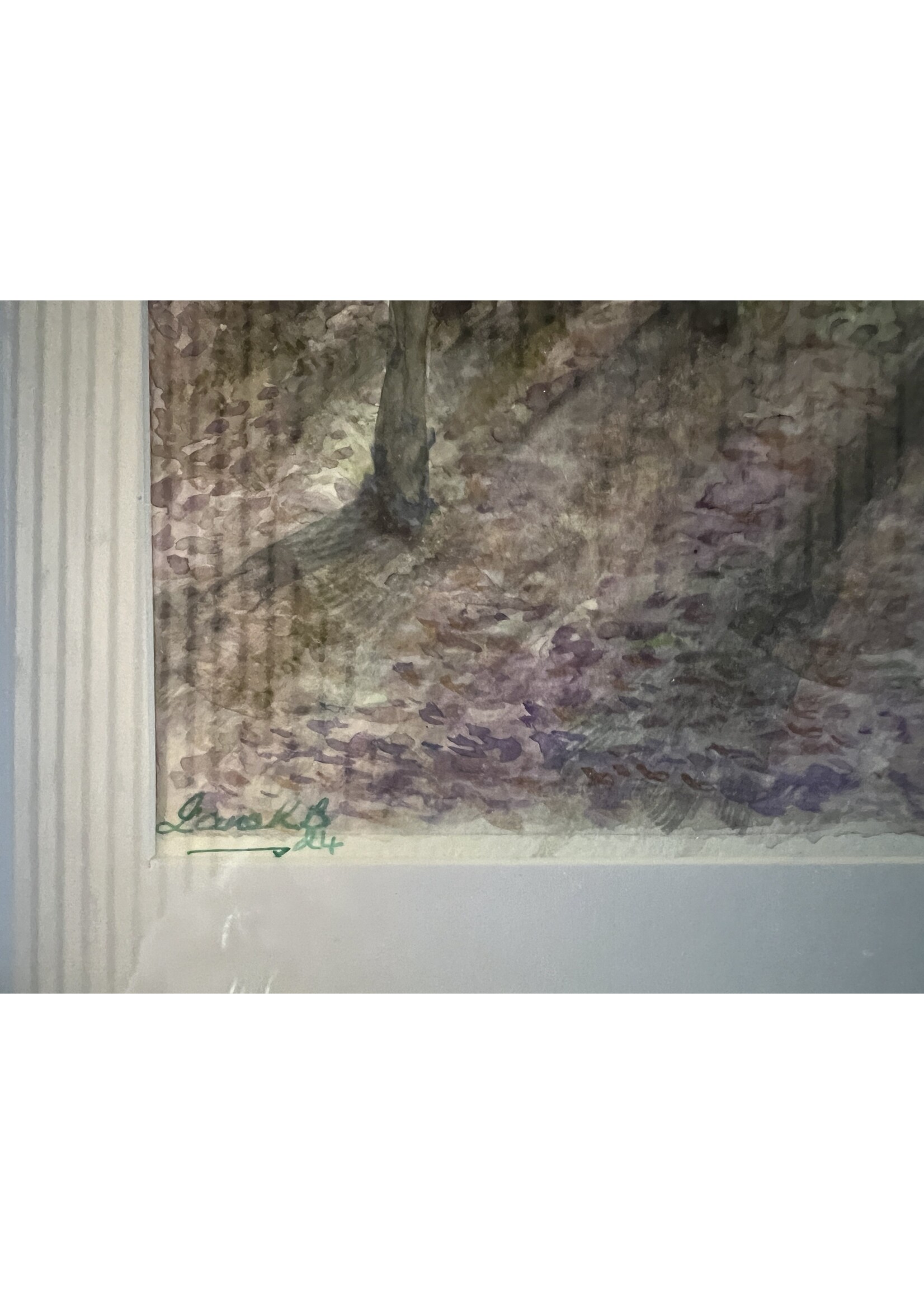 JKB Original Art - "Show me the light"  series  JKB signed - A5 watercolour in frame price is for one (discount of 20% for 2)