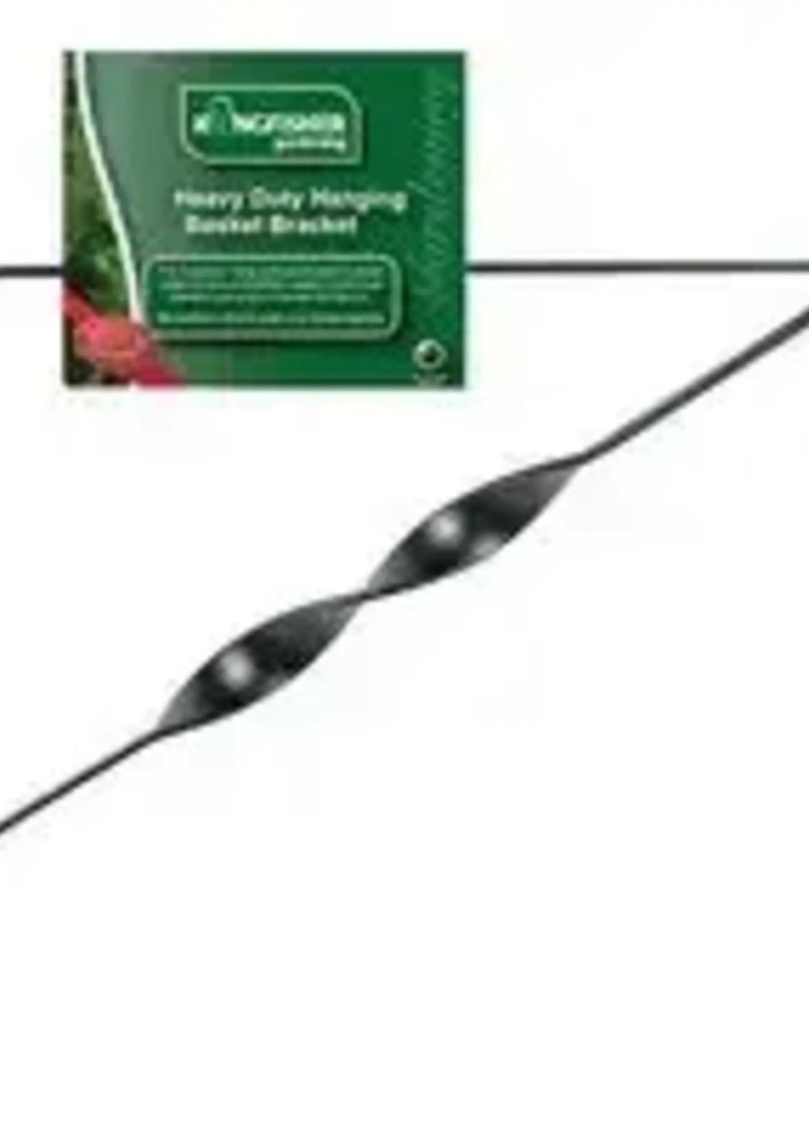 Kingfisher Hanging Basket Bracket 15” Black