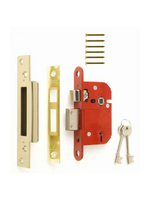 ERA Products Ltd. ERA 5 Lever Fortress Mortice Sashlock 2.5" / 63mm Brass