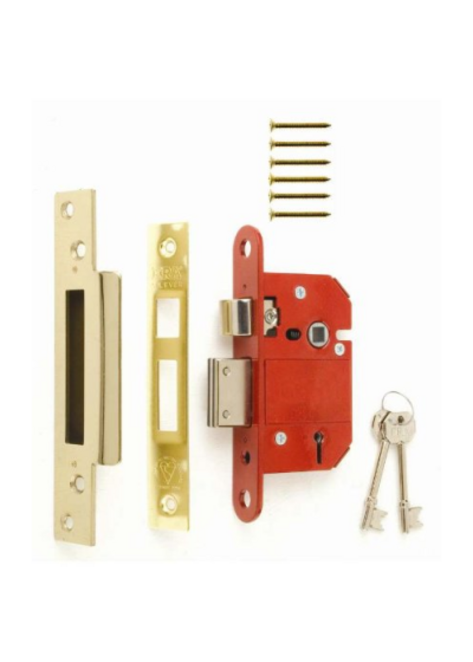 ERA Products Ltd. ERA 5 Lever Fortress Mortice Sashlock 3" / 76mm Brass