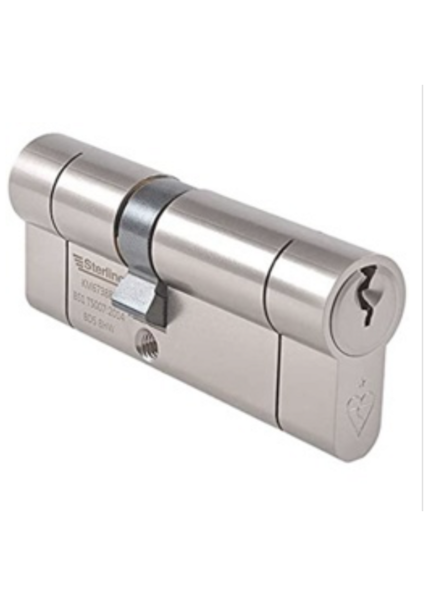Sterling Euro Cylinder Lock 40mm x 50mm Nickel