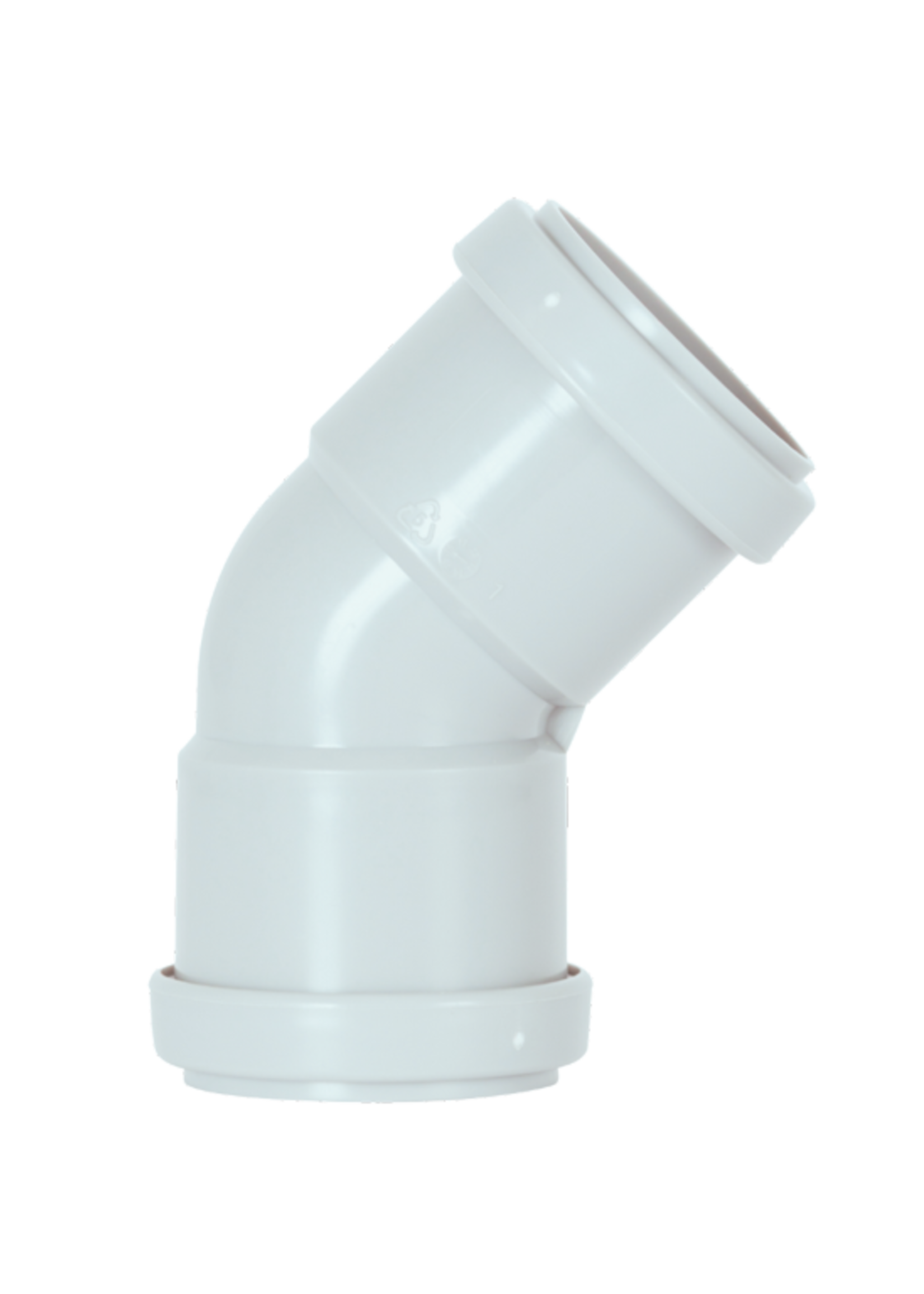 Davant Push-fit 135° Bend 32mm White