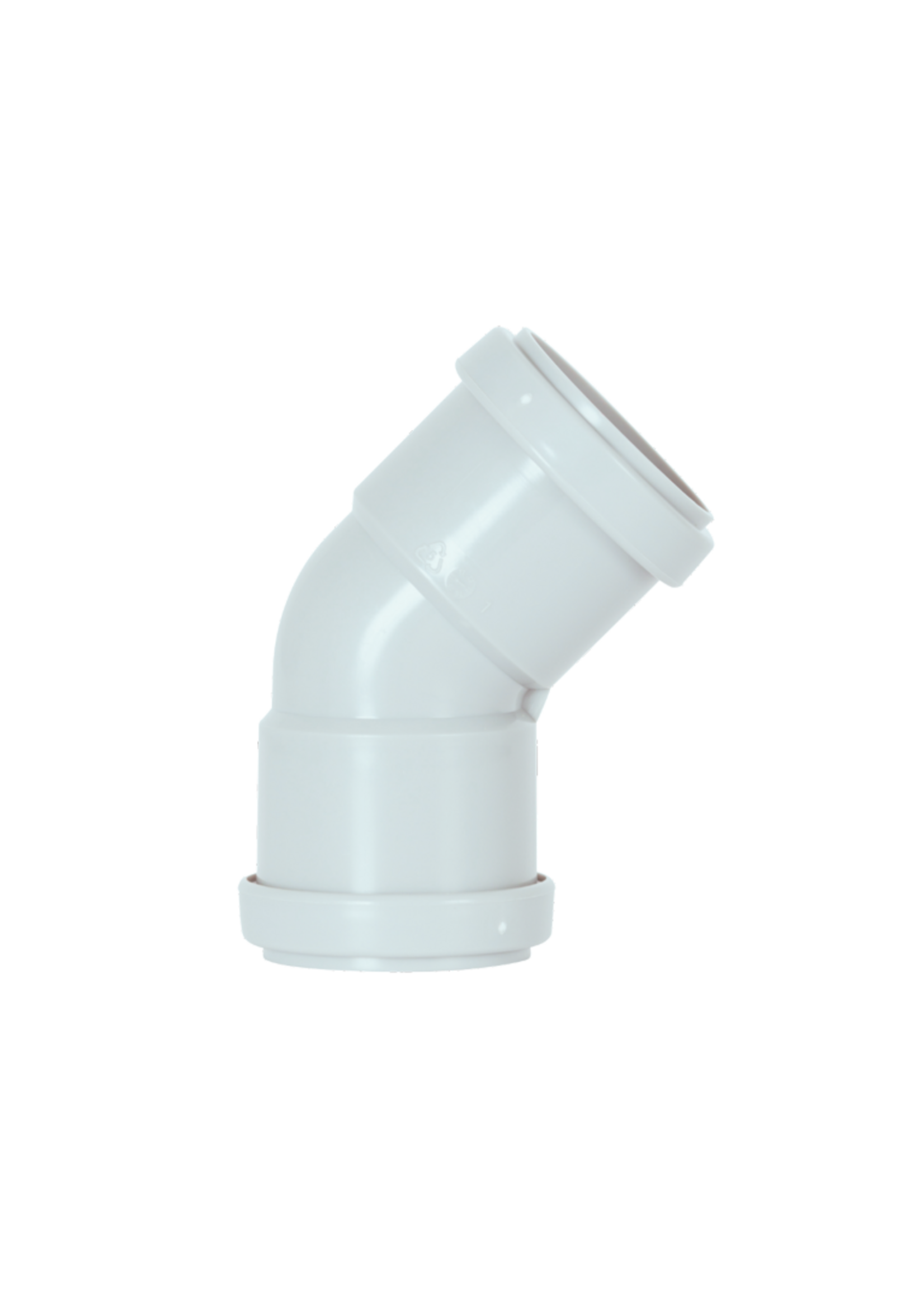 Davant Push-fit 135° Bend 32mm White
