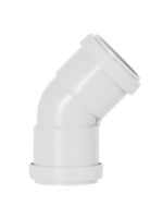 Davant Push Fit 135° Bend 40mm White