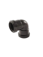 Davant Push Fit 90° Knuckle Bend 32mm Black