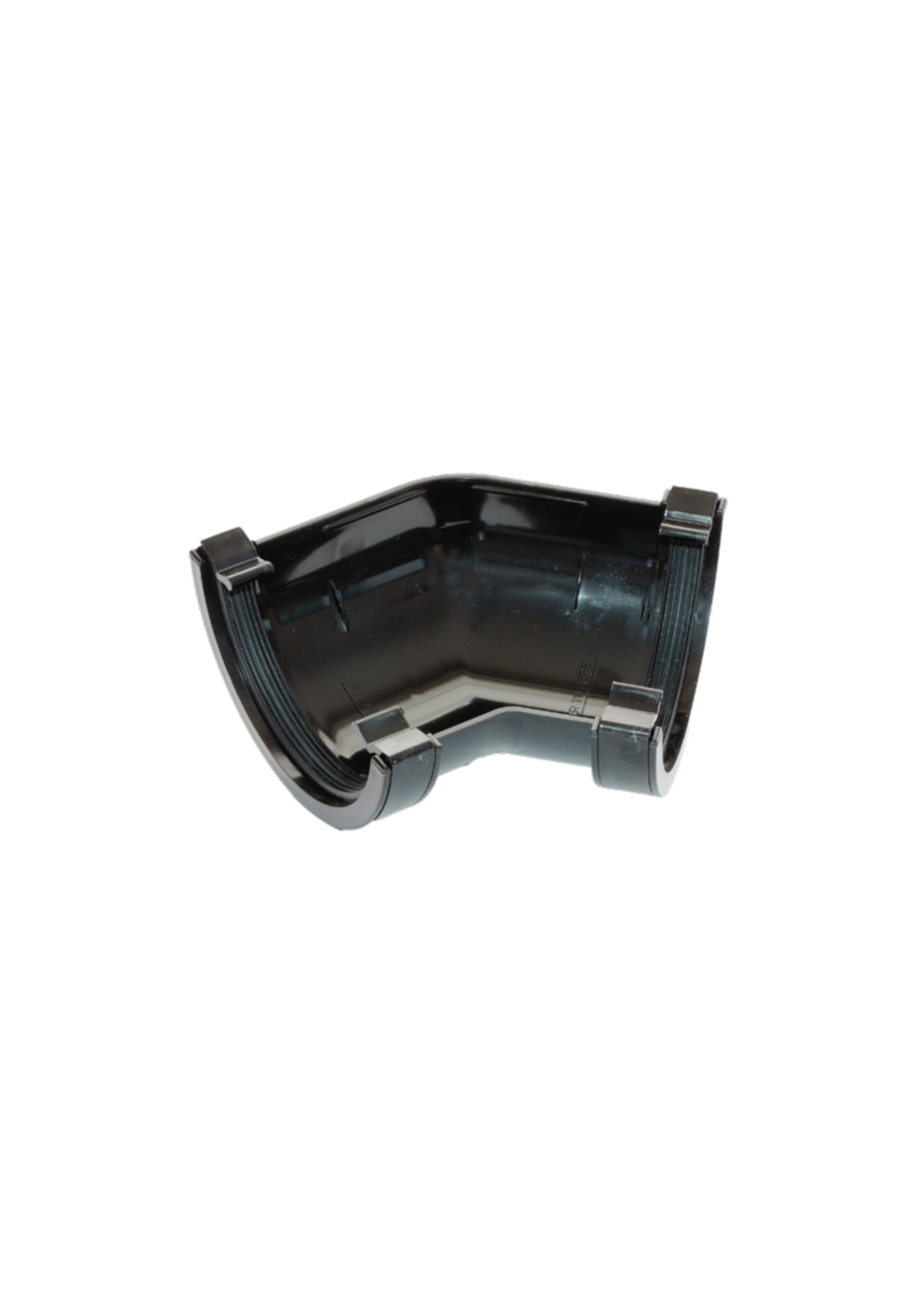 Kayflow Half Round 135 Deg Angle 112mm Black