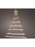 Decoris Wooden Hanging Tree Ladder With LEDs 70x90cm