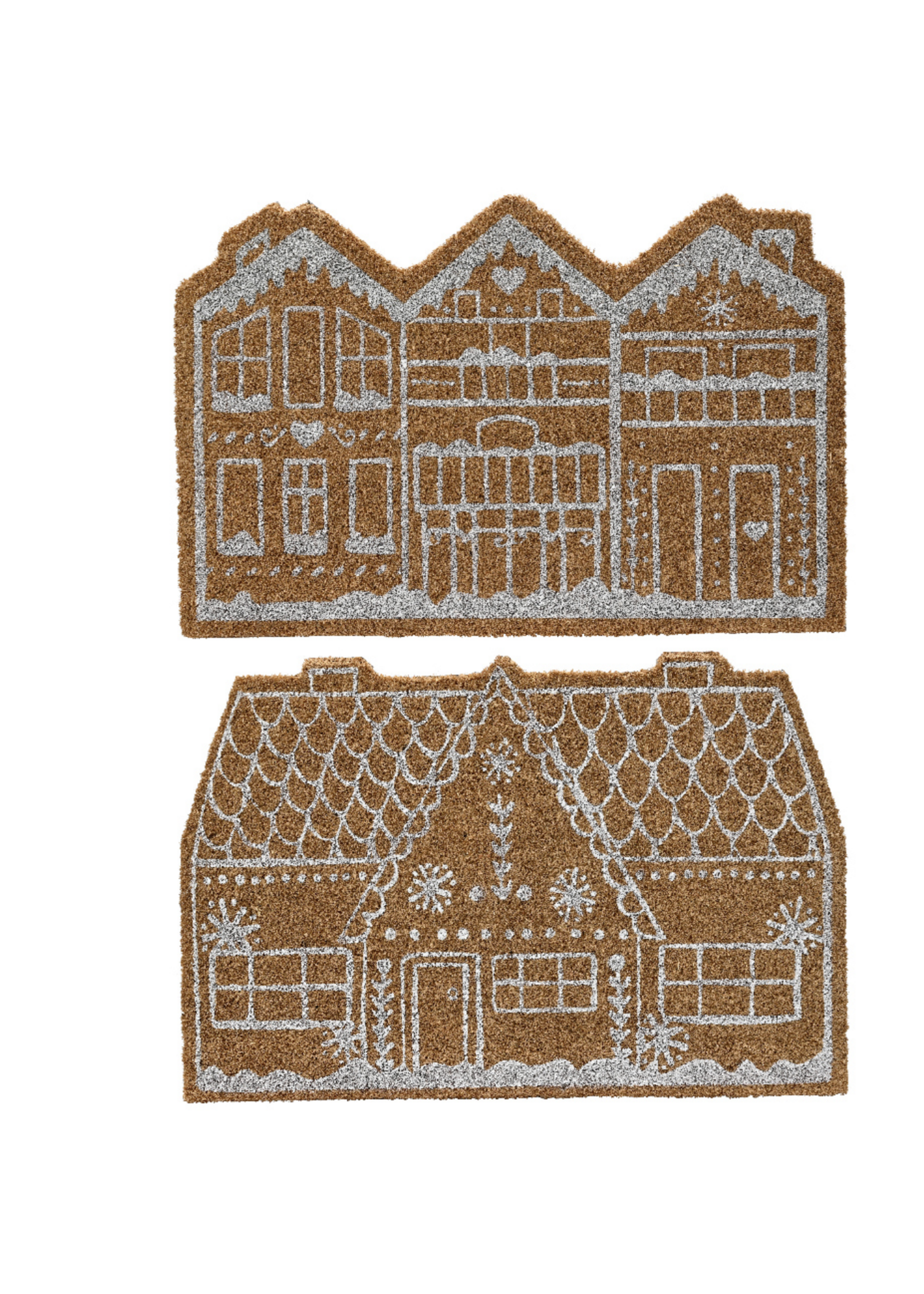 Decoris Christmas Gingerbread House Door Mat Coir (price is for one)