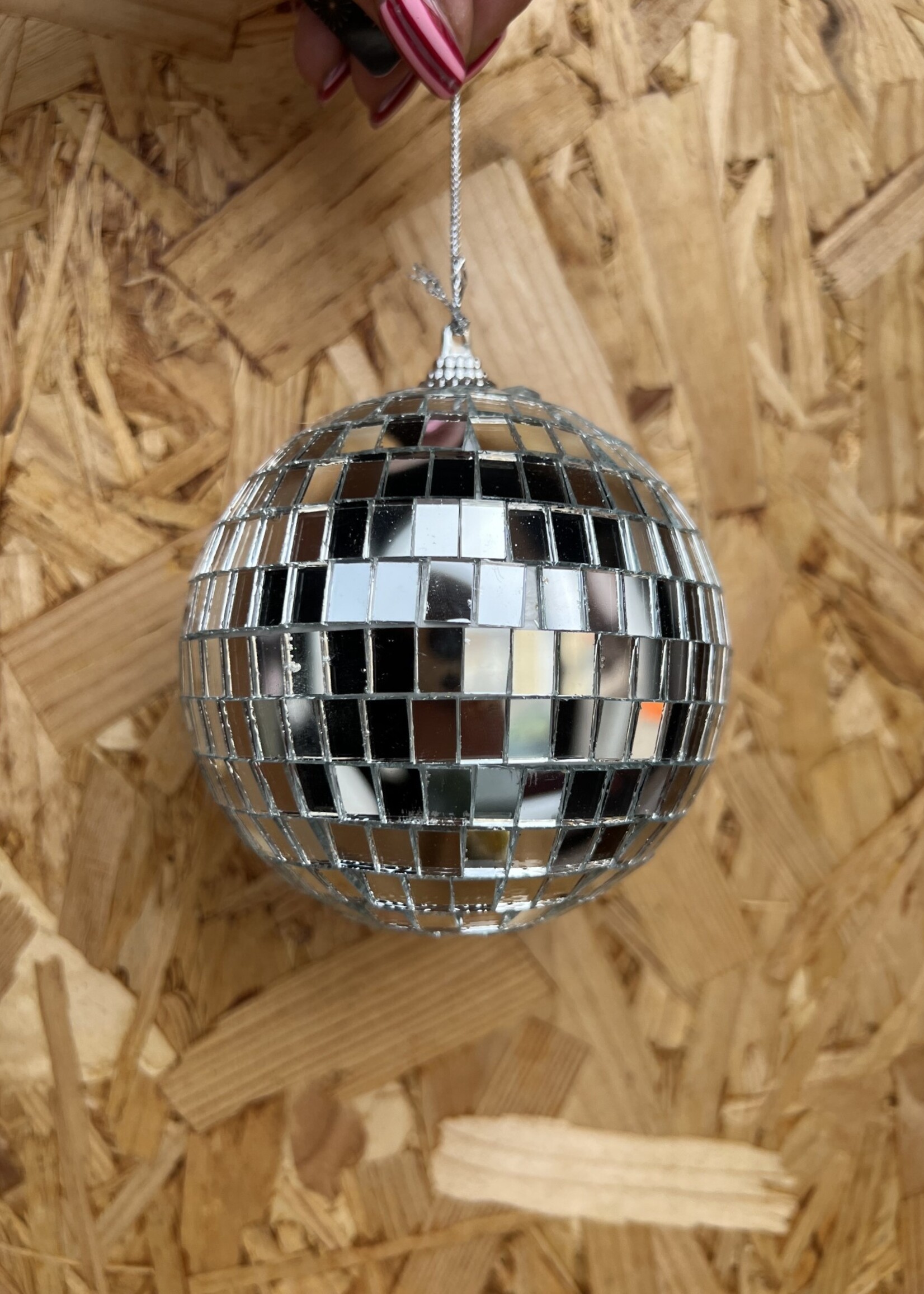 Decoris Disco Mirror Ball Bauble 10cm