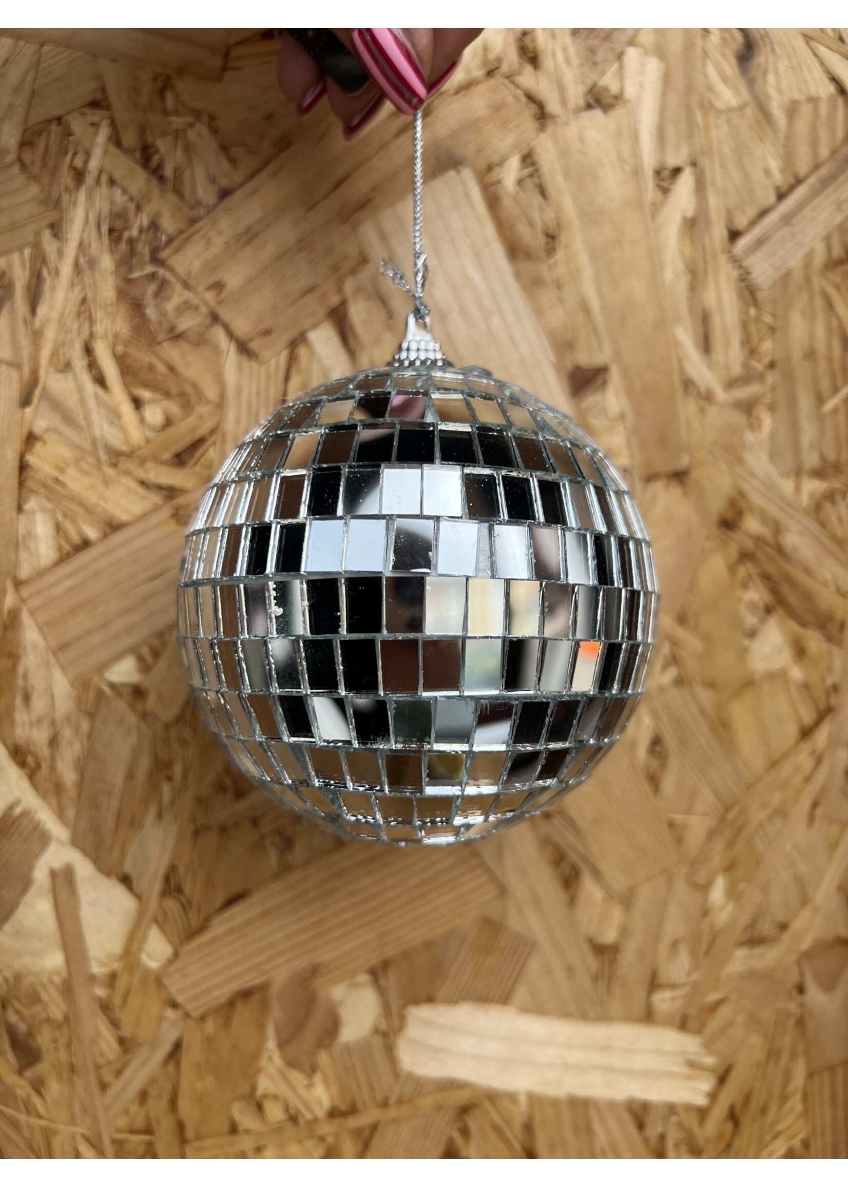Decoris Disco Mirror Ball Bauble 10cm