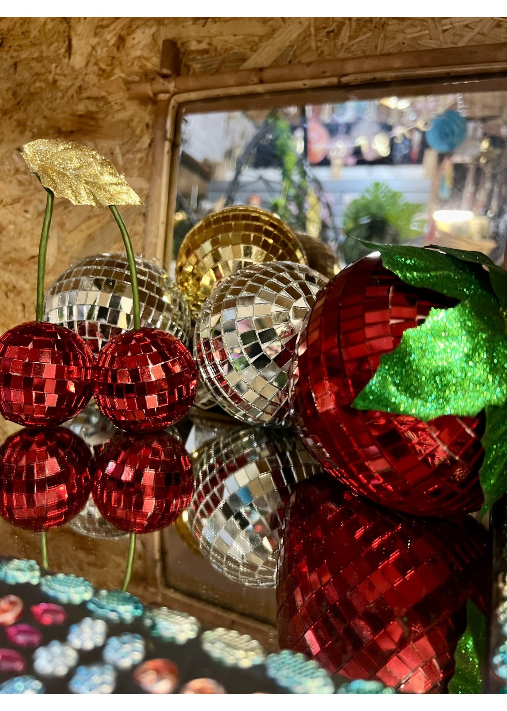 Decoris Disco Mirror Ball Bauble 10cm