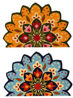 Decoris Door mat Floral Shape