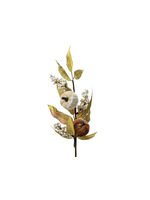 Decoris Velvet style Pumpkin Foliage 50cm