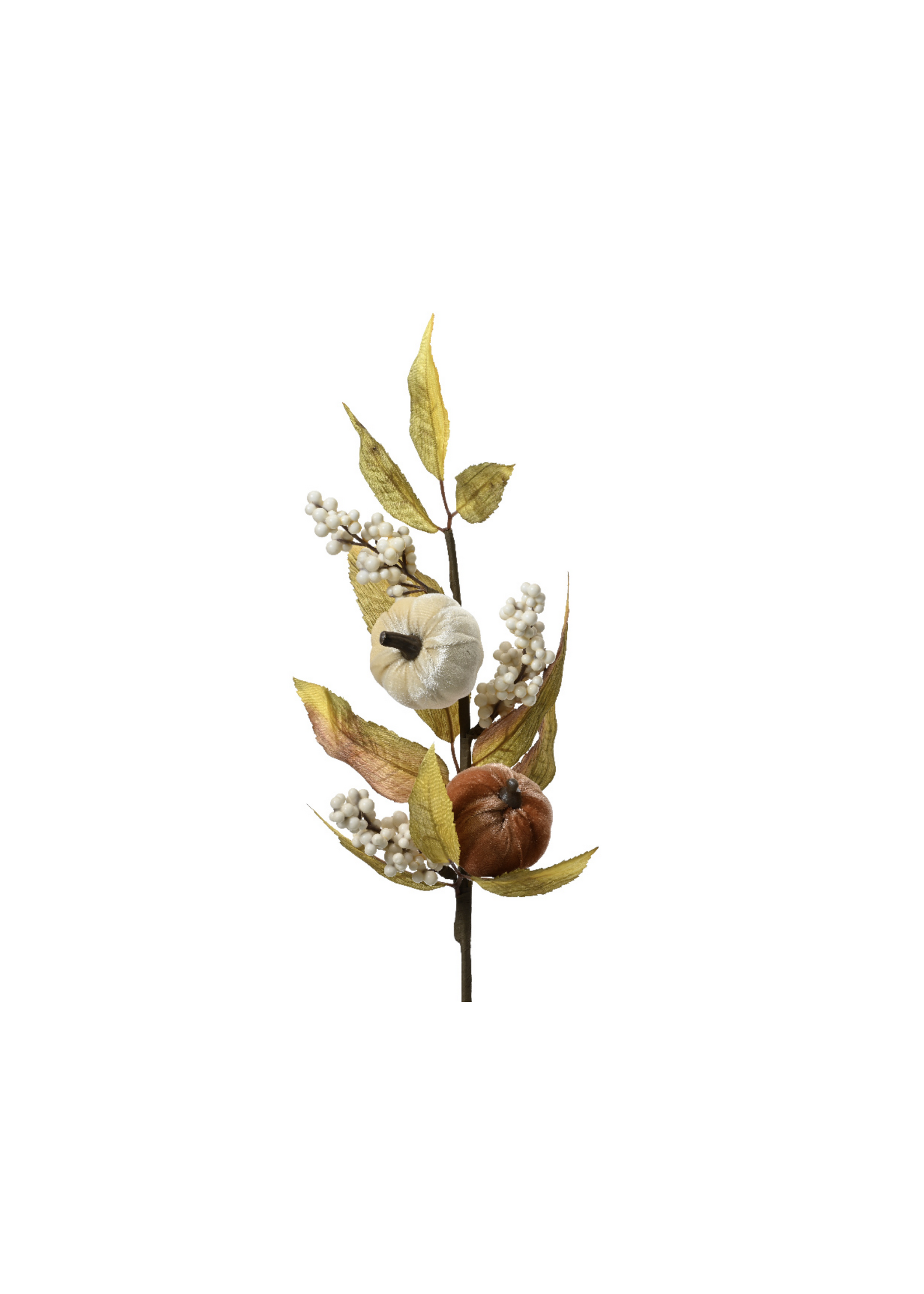 Decoris Velvet style Pumpkin Foliage 50cm