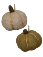 Decoris Felt Pumpkin 6cm - price is for one