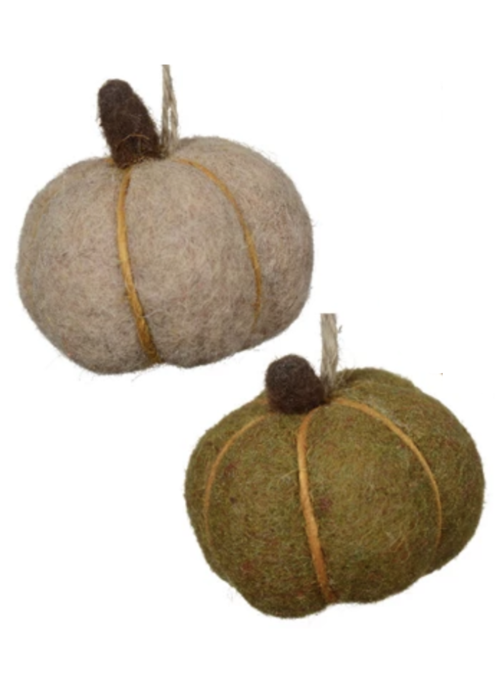 Decoris Felt Pumpkin 6cm - price is for one