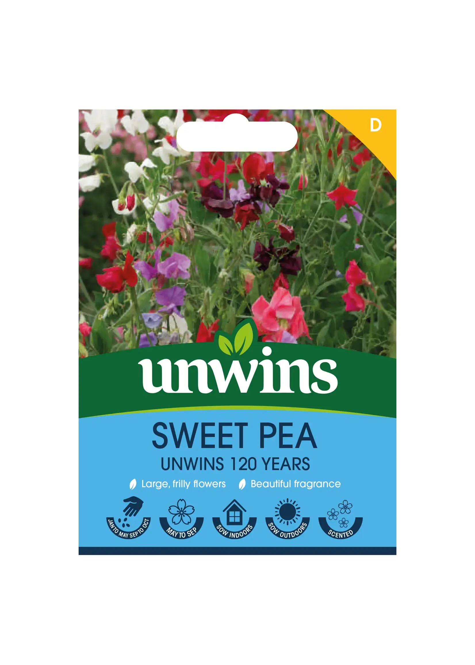 Unwins Sweet Pea - Unwins 120 Years
