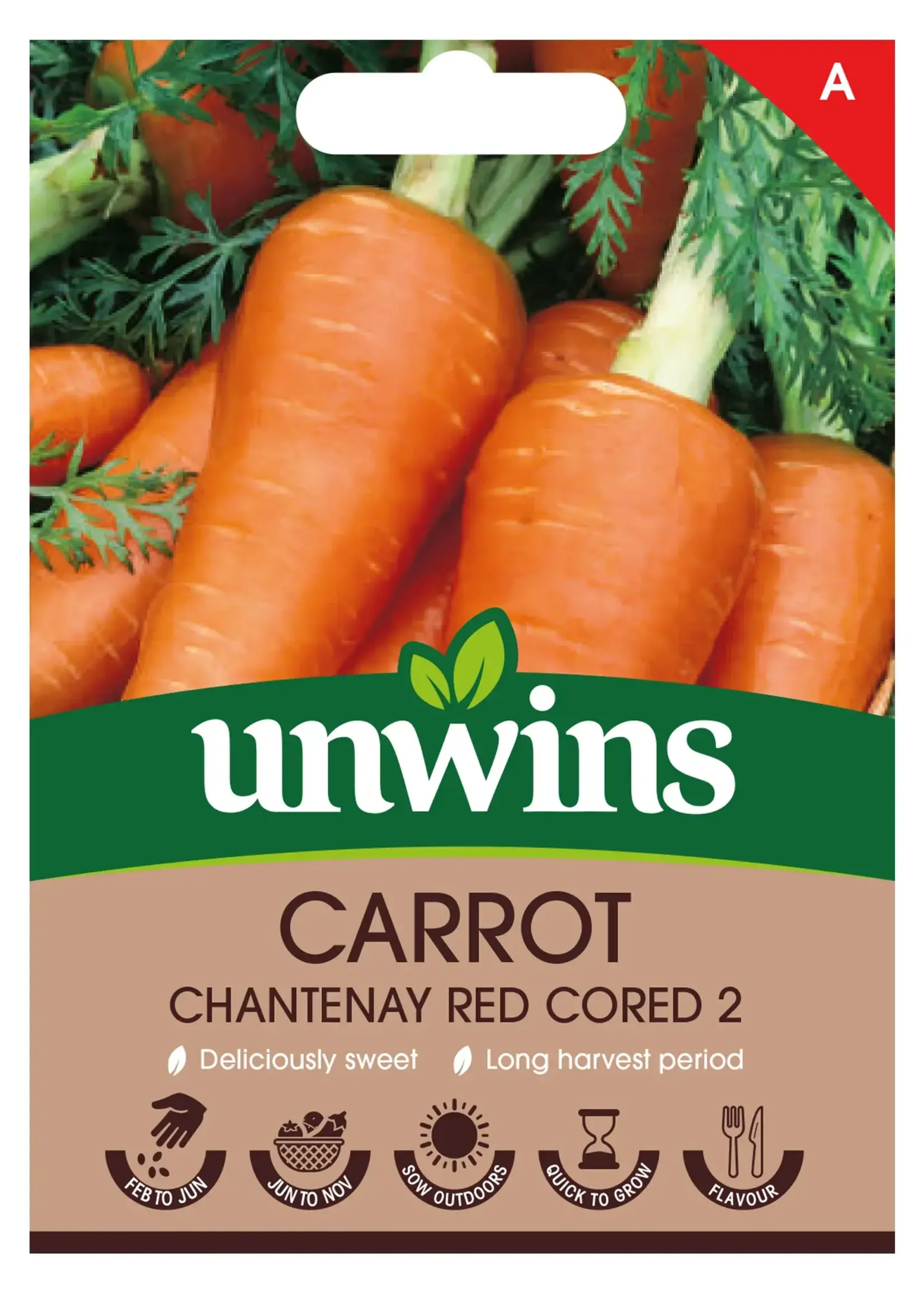Unwins Carrot - Chantenay Red Cored 2
