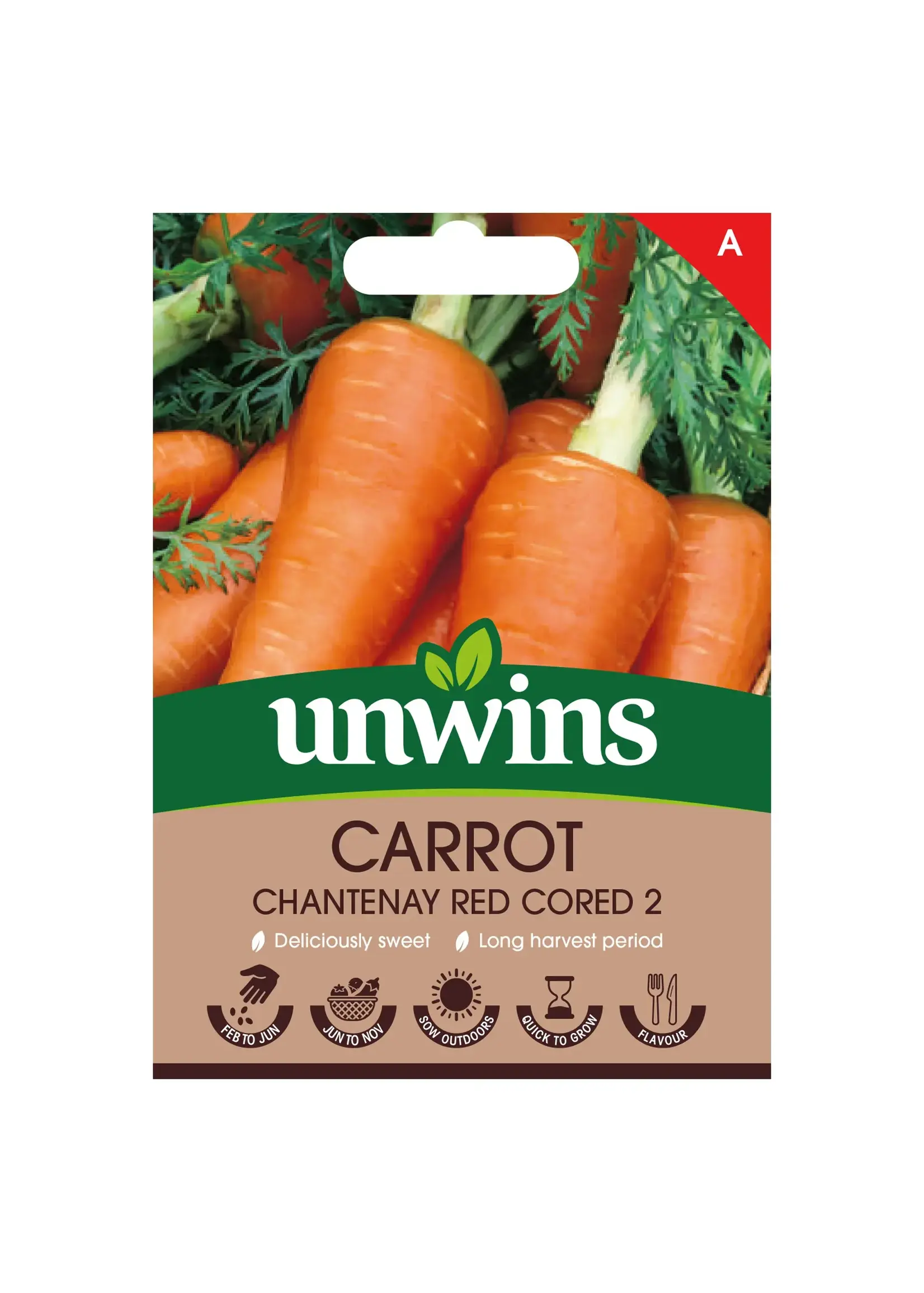 Unwins Carrot - Chantenay Red Cored 2