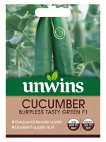 Unwins Cucumber - Burpless Tasty Green F1