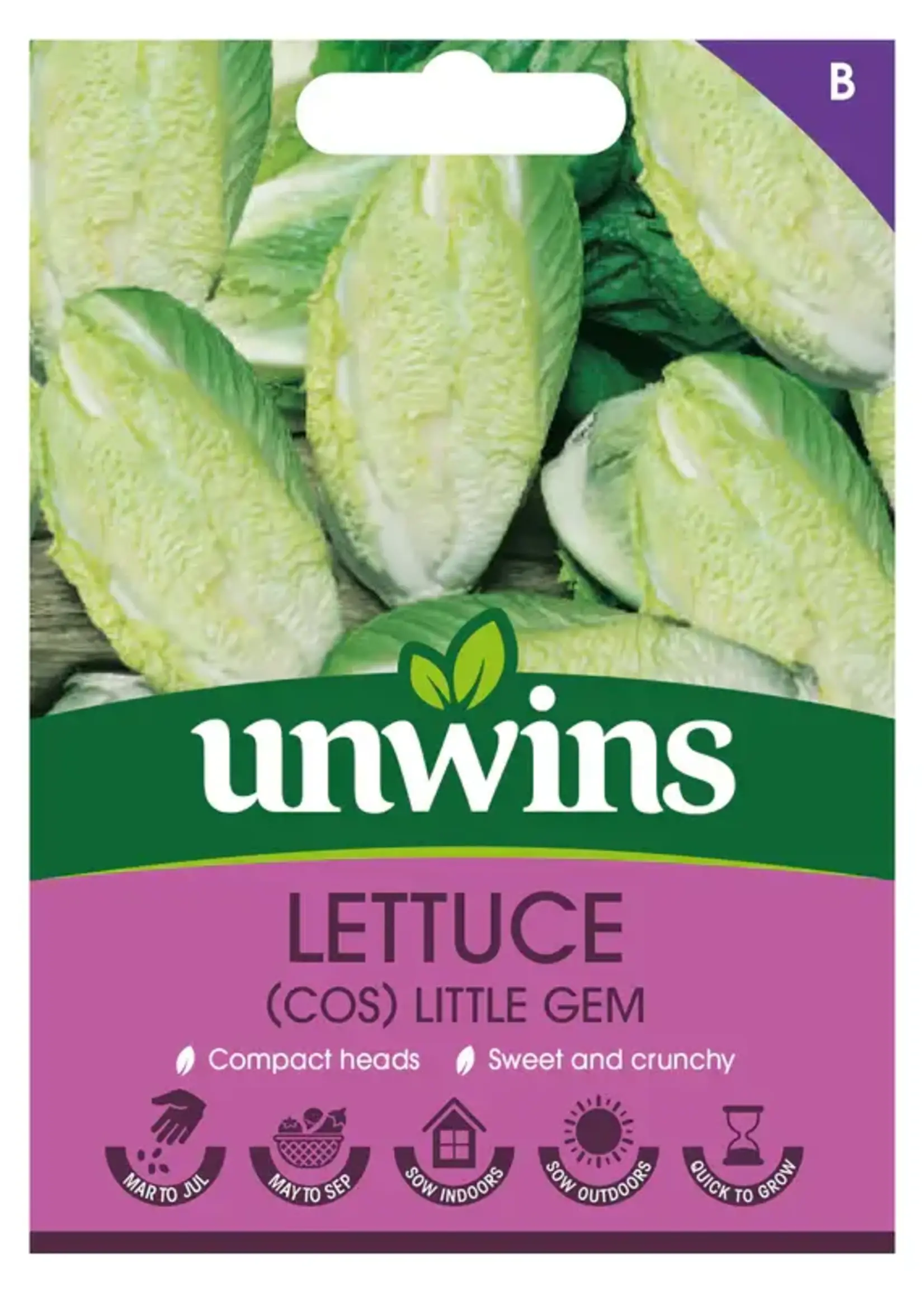Unwins Lettuce (Cos) - Little Gem