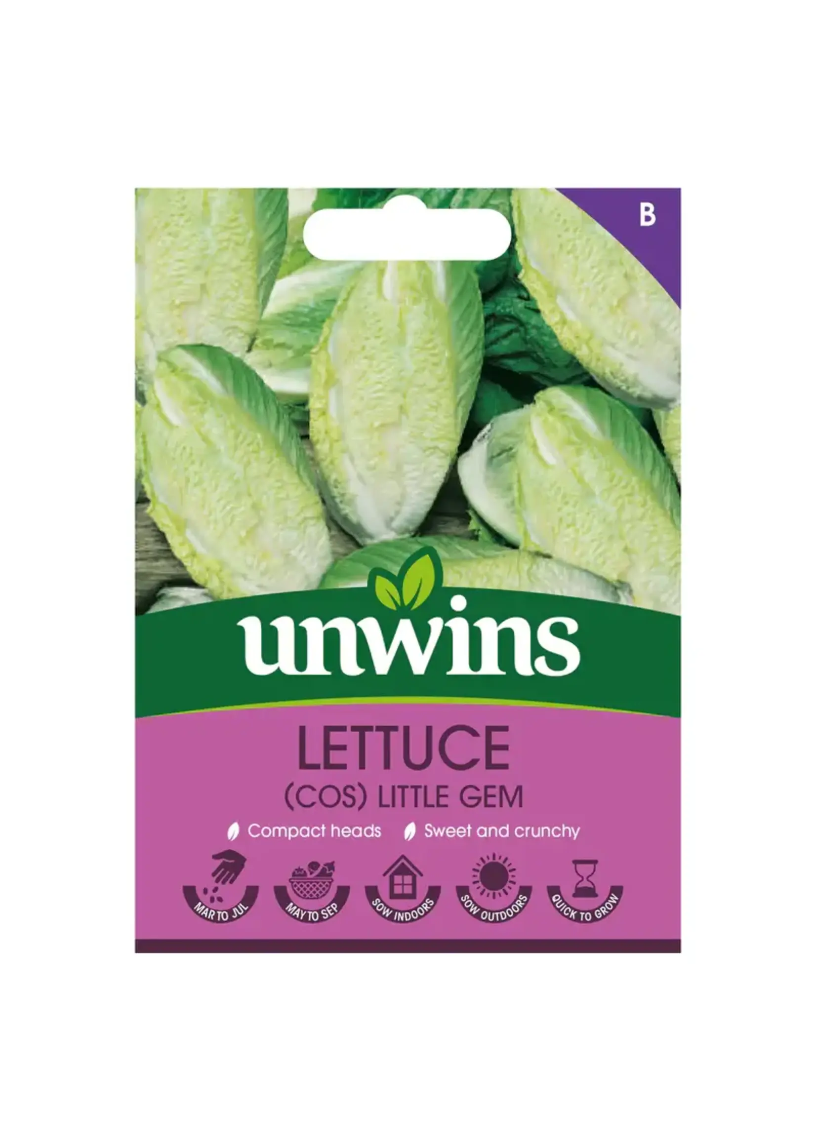 Unwins Lettuce (Cos) - Little Gem