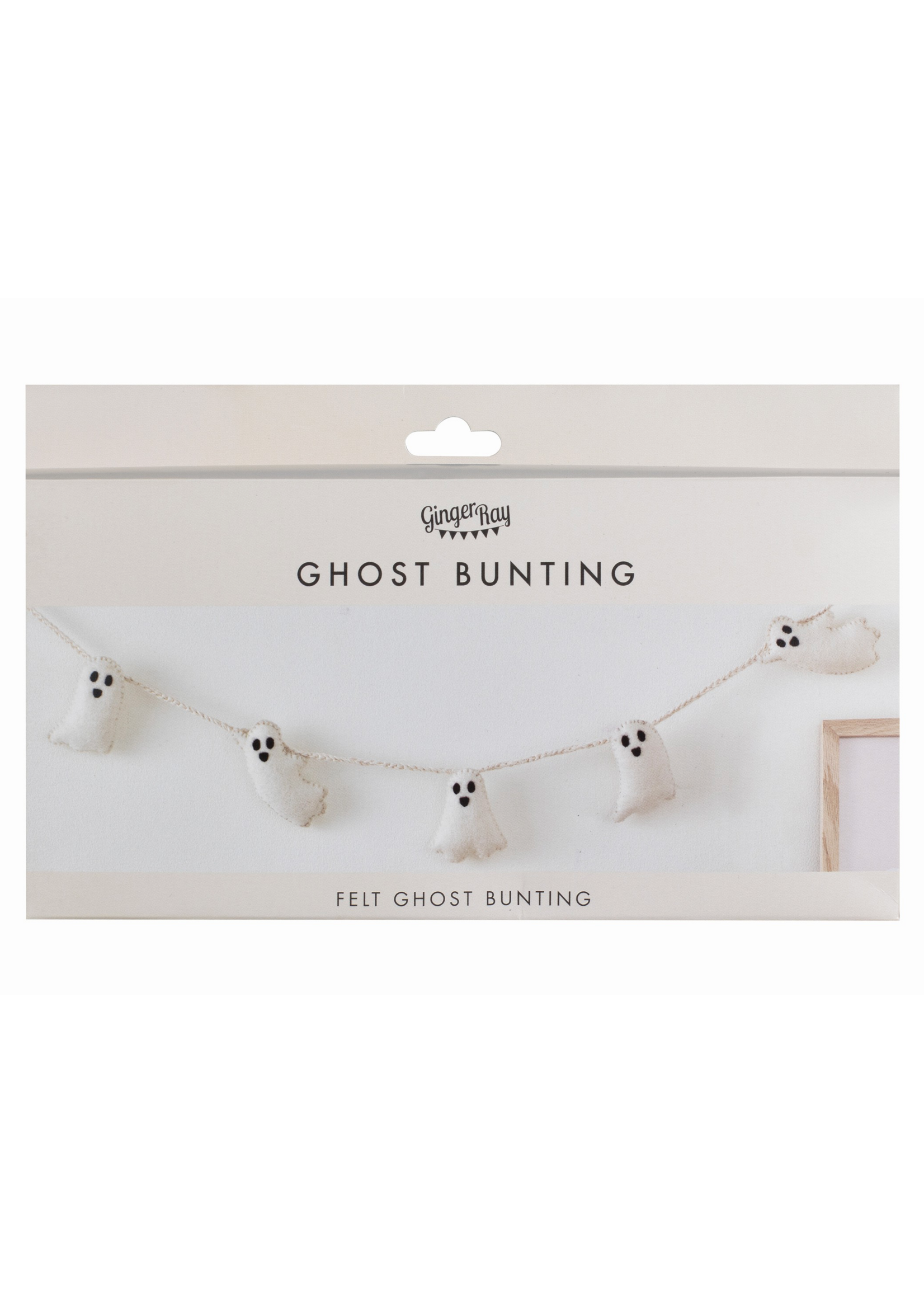 Ginger Ray Felt Ghost Halloween Bunting 2m