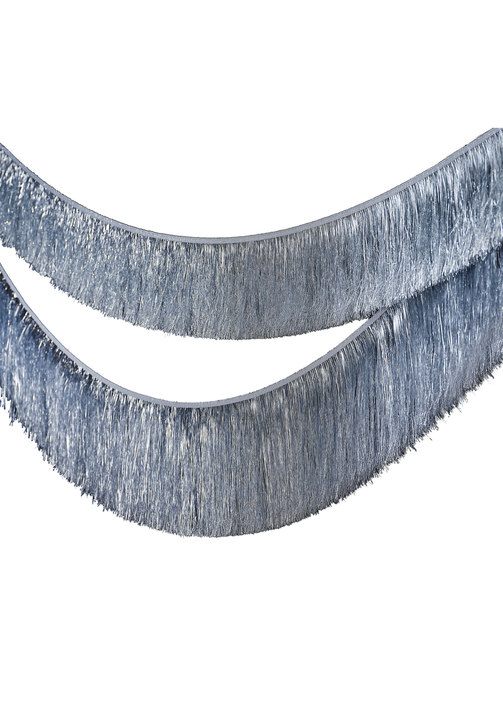 Ginger Ray Silver Tinsel Garland Decoration 2 x 2m