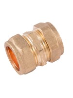 Securplumb WRAS Compression Coupling 22mm Brass