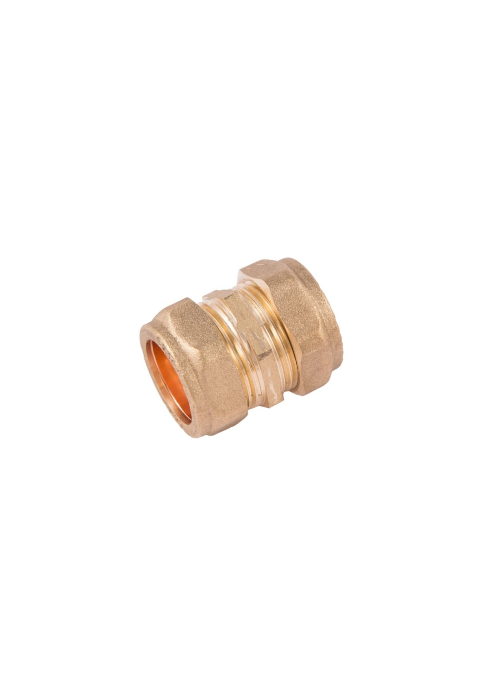 Securplumb WRAS Compression Coupling 22mm Brass