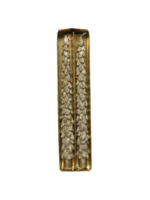 Decoris Gold Tree Shape Dinner Candle - Pack of 2